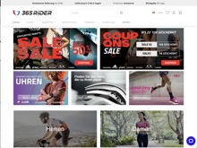 Screenshot 365Rider Website