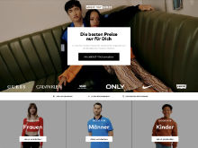 Screenshot About You Outlet Website