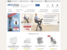 Screenshot Aktivshop Website