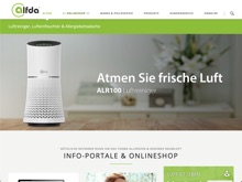 Screenshot alfda Website