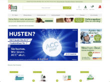 Screenshot Aliva Apotheke Website