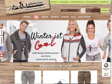 Screenshot Alpenwahnsinn Website
