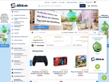 Screenshot Alza Website