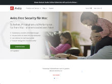 Screenshot Avira Website