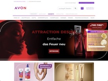 Screenshot AVON Website