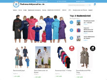 Screenshot Bademantelparadies Website