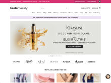 Screenshot baslerbeauty Website