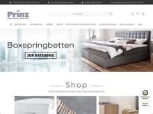 Screenshot Betten Prinz Website