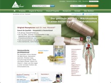 Screenshot Biotikon Website