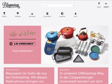 Screenshot Bleywaren Website