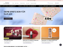 Screenshot Blissim Website
