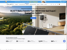 Screenshot BLUETTI Website