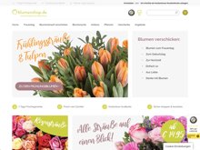 Screenshot Blumenshop.de Website