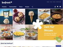 Screenshot Bofrost Website
