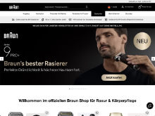 Screenshot Braun Website