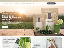 Screenshot Britts Superfoods Website