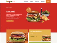 Screenshot burgerme Website