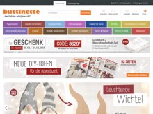 Screenshot buttinette Website