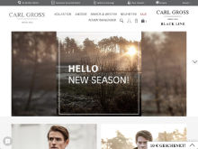 Screenshot Carl Gross Website