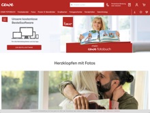 Screenshot CEWE Website