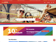 Screenshot City Sightseeing Website