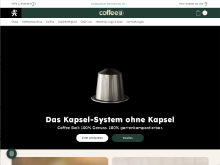Screenshot CoffeeB Website