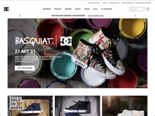 Screenshot DC Shoes Website