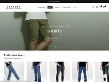 Screenshot Denimfy Website