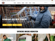 Screenshot Dickies Website