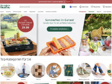 Screenshot Die moderne Hausfrau Website