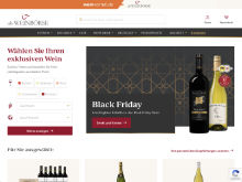 Screenshot Die Weinbörse Website