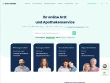 Screenshot DoktorABC Website