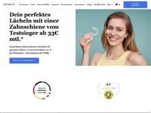 Screenshot Dr. Smile Website