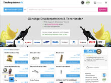 Screenshot druckerpatronen.de Website