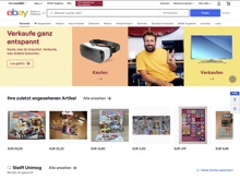Screenshot ebay Website