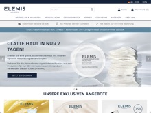 Screenshot Elemis Website
