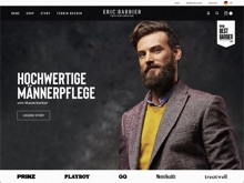 Screenshot Eric Barbier Website