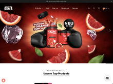 Screenshot ESN Website