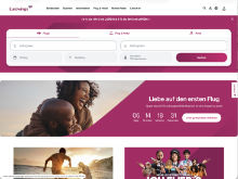 Screenshot Eurowings Website