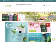 Screenshot Feelgood Shop Website