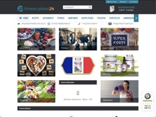 Screenshot fitness-planet24 Website