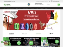 Screenshot Fitnesskaufhaus Website