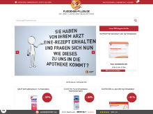 Screenshot Fliegende Pillen Website