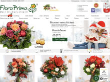 Screenshot FloraPrima Website
