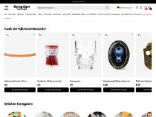 Screenshot Flying Tiger Website