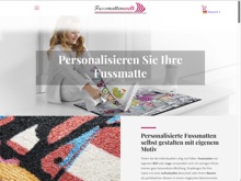 Screenshot Fussmattenwelt Website