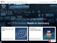 Screenshot G Data Website