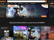 Screenshot Gamivo Website