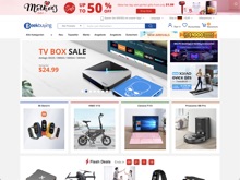 Screenshot Geekbuying Website
