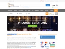 Screenshot Glühbirnebillig.de Website